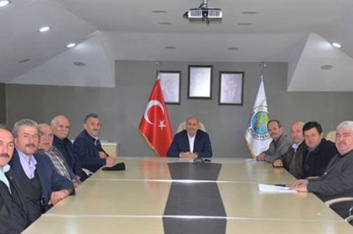 HENDEKLİ MUHTARLARDAN ZİYARET